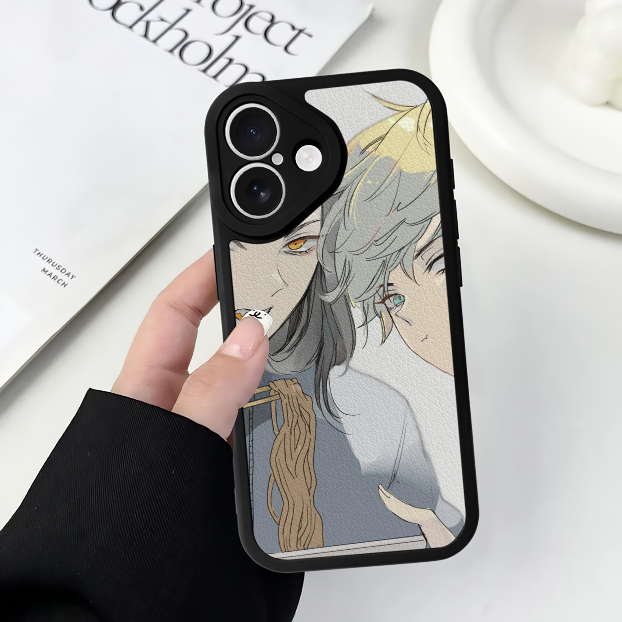 （画像用） 東京リベンジャーズ Tokyo Revengers 【iPhone 16シリーズ対応】シリコンスマホケース（レザー調） 材質：シリコン